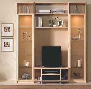 TV stand and shelving system